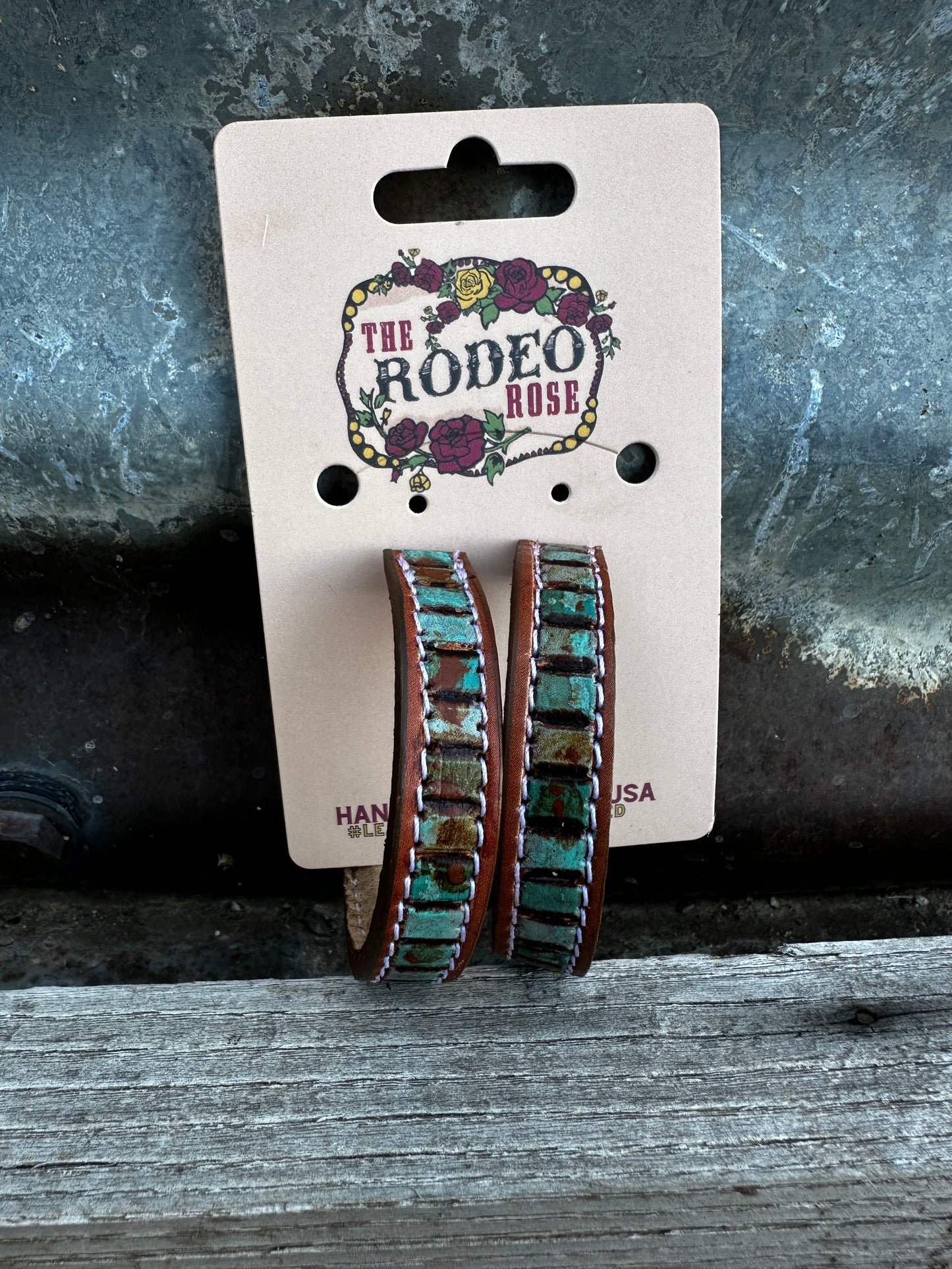 Beaded Vera Hoop Earrings 50mm