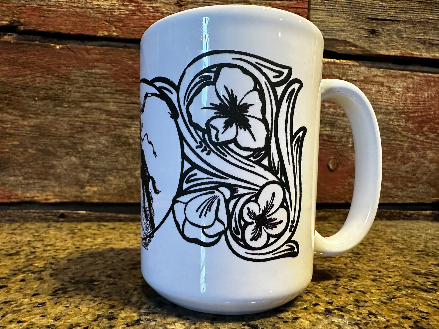 Ranch bronc coffee mug 15 oz
