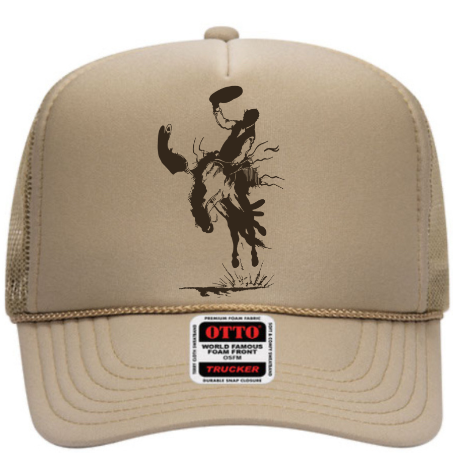 Bronc Snapper Foam Trucker Cap in Solids