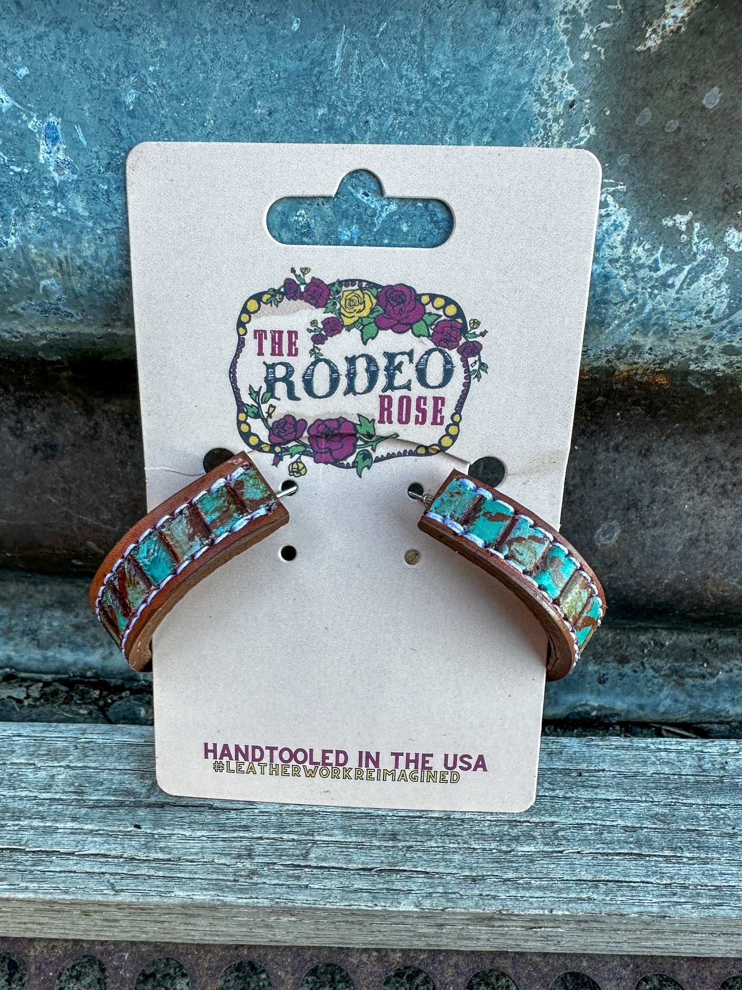 Beaded Vera Hoop Earrings 40mm