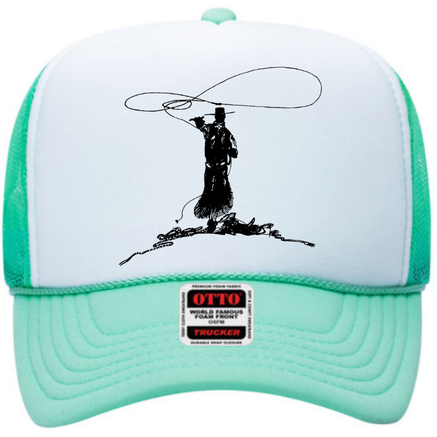 Gotta Catch'm First Foam Trucker Cap in Spring Colors