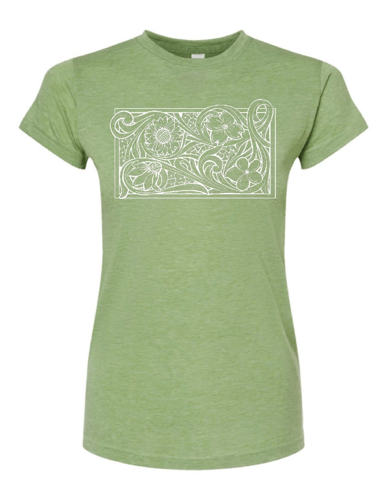 Tooled Floral Tee