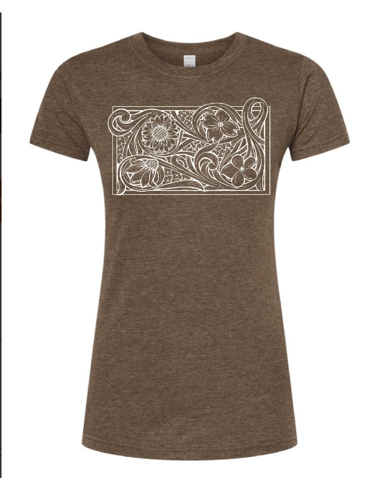 Tooled Floral Tee