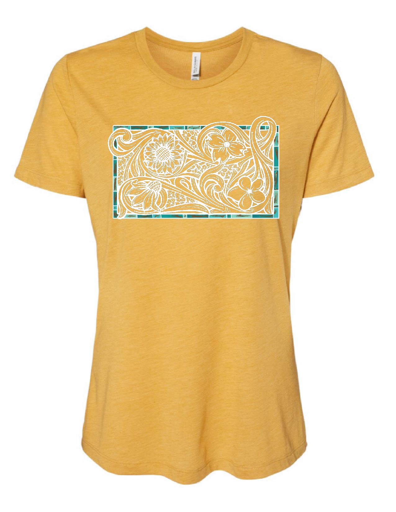 Tooled Floral Tee