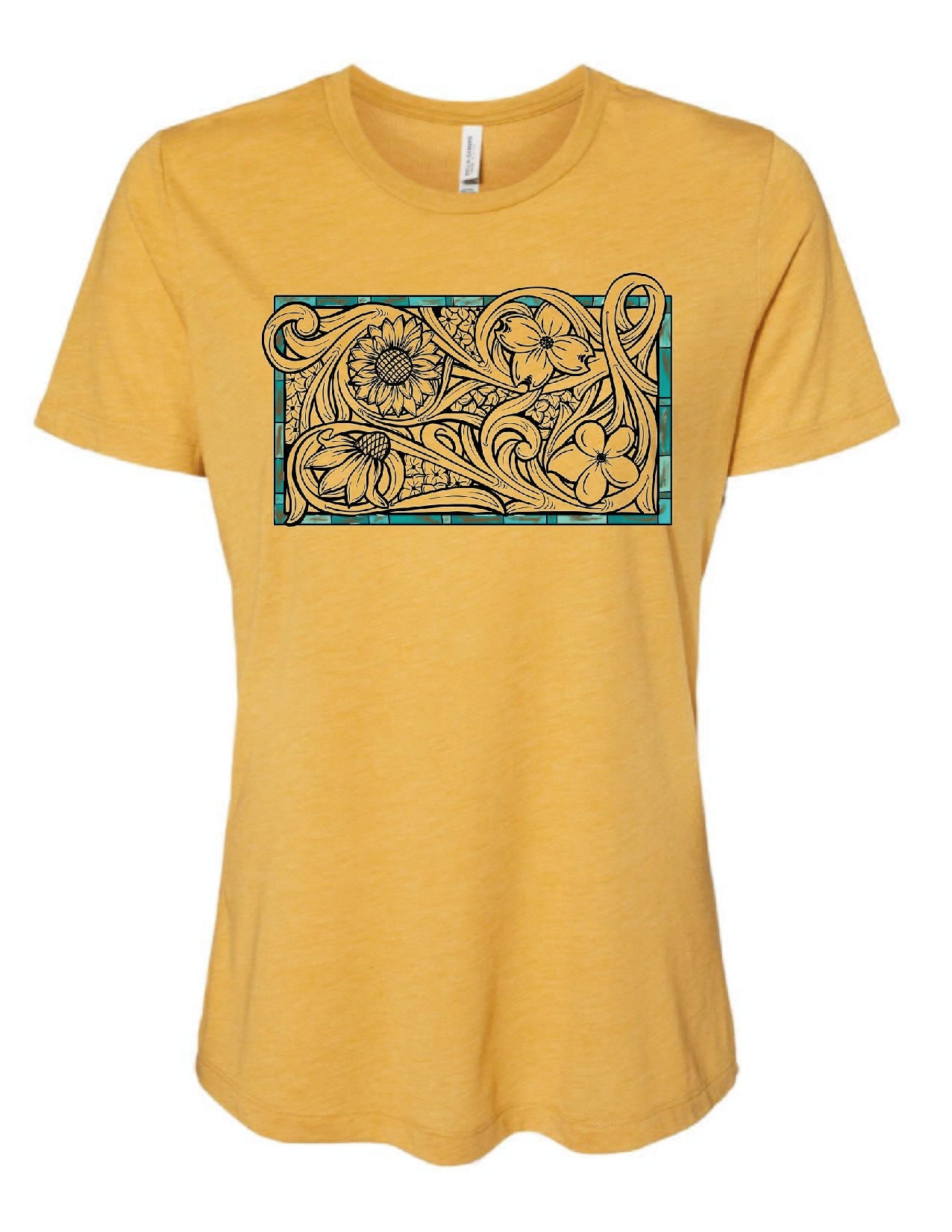 Tooled Floral Tee