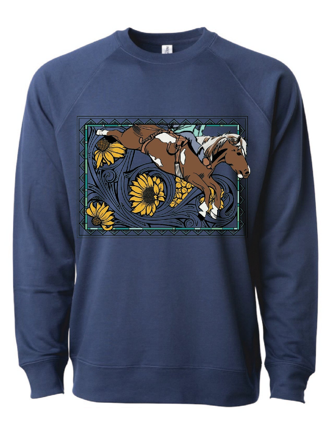 Bareback Horse Crewneck Sweatshirt