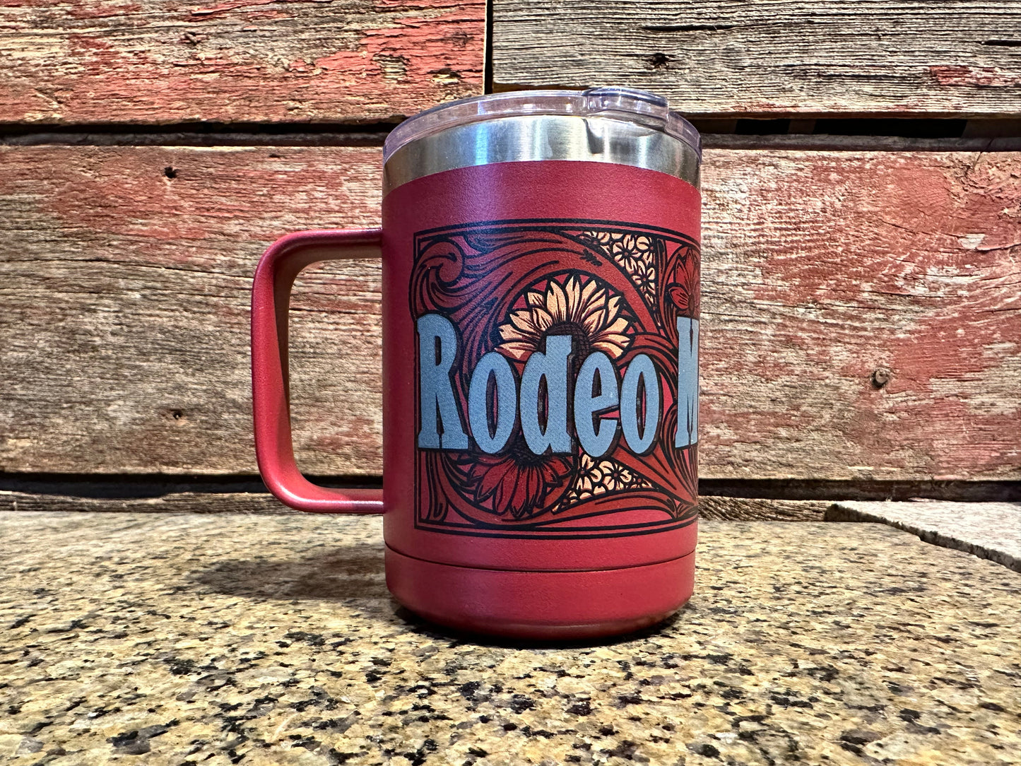 Rodeo Mom 15 oz coffee mug The Rodeo Rose