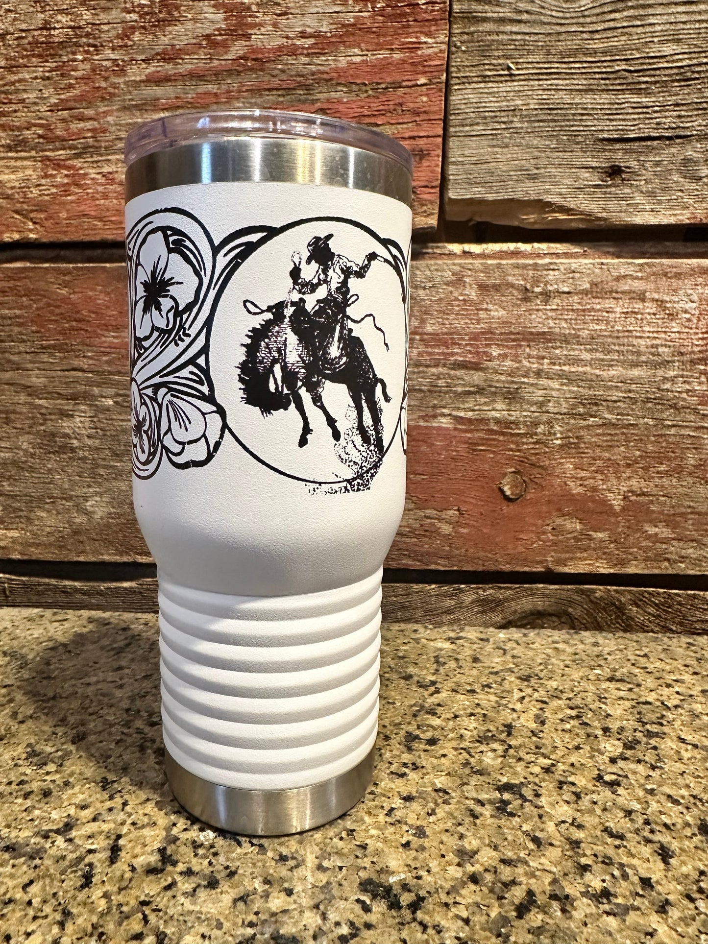 Ranch Bronc 20 oz tumbler The Rodeo Rose