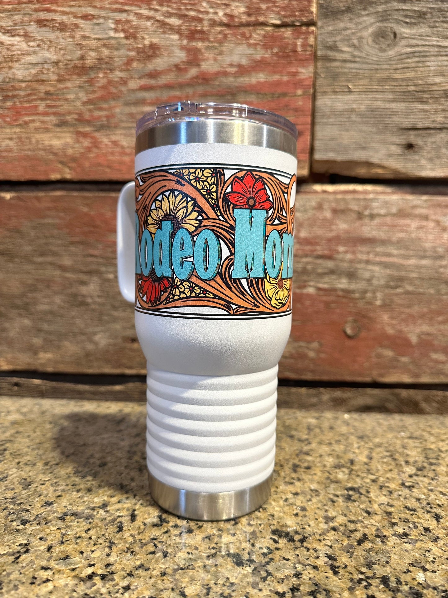 The Rodeo Mom 20 oz tumbler The Rodeo Rose