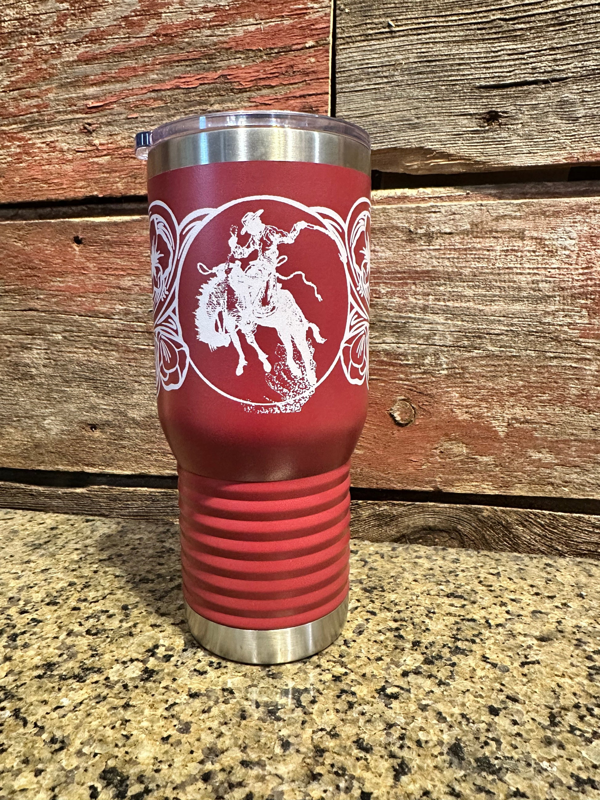 Ranch Bronc 20 oz tumbler The Rodeo Rose