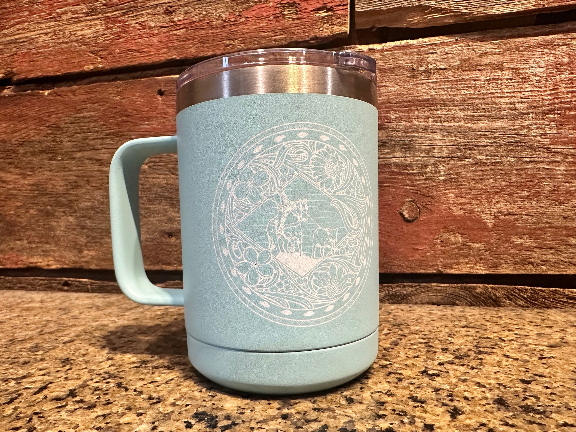 Breakaway Roper 15 oz coffee mug The Rodeo Rose