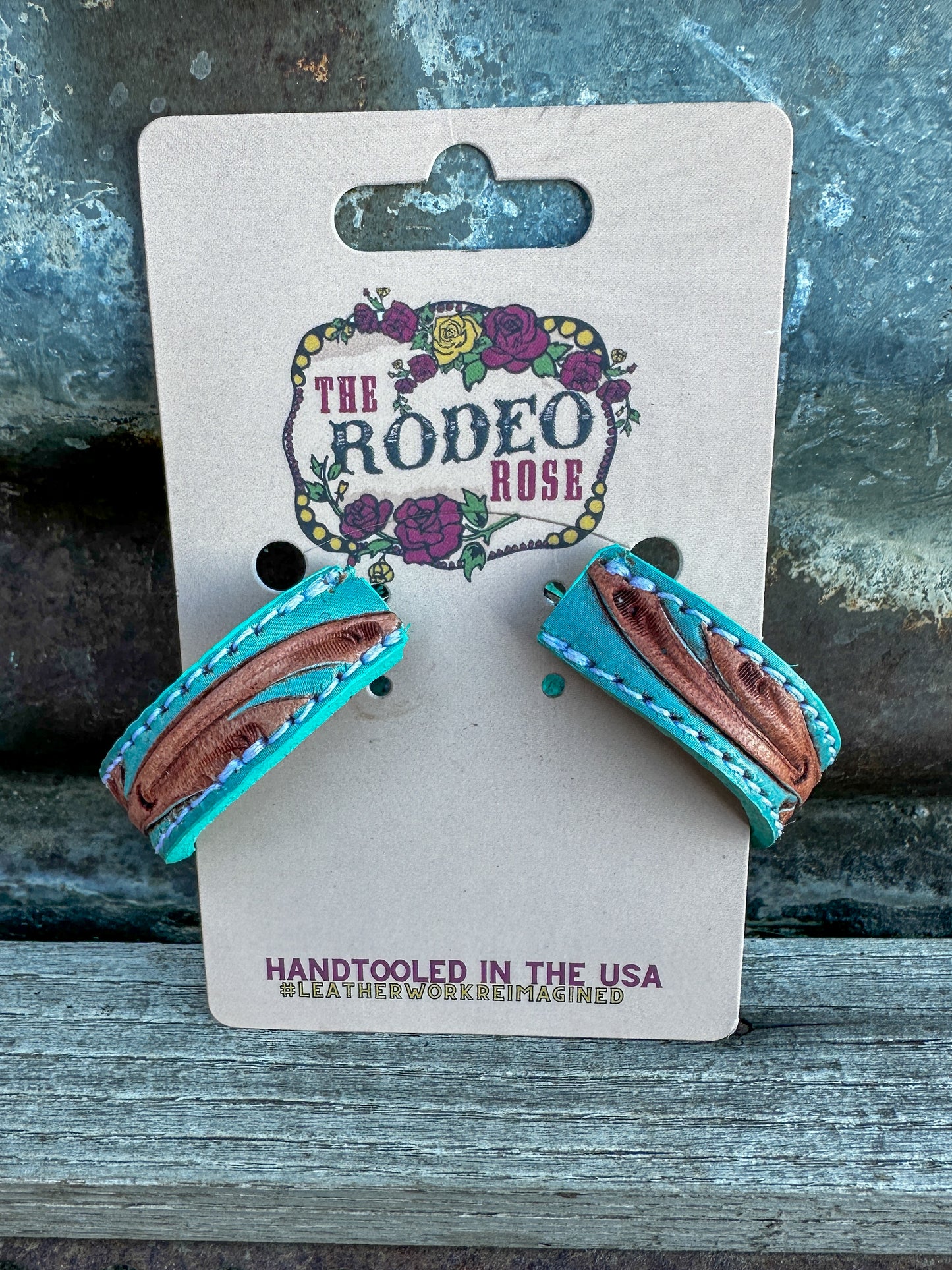 Tooled Vera Hoop Earrings 40mm