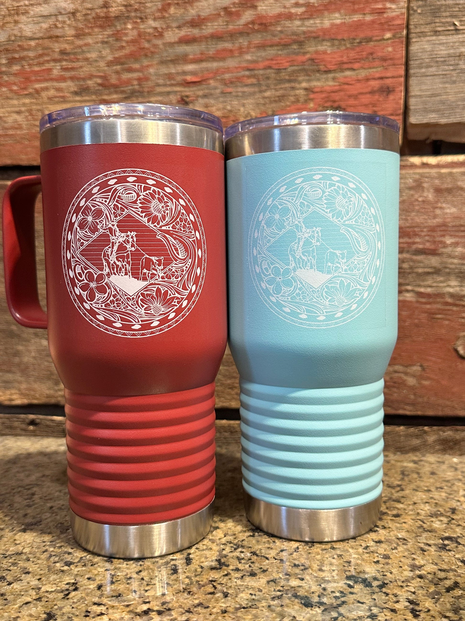 The Breakaway 20 oz tumbler The Rodeo Rose