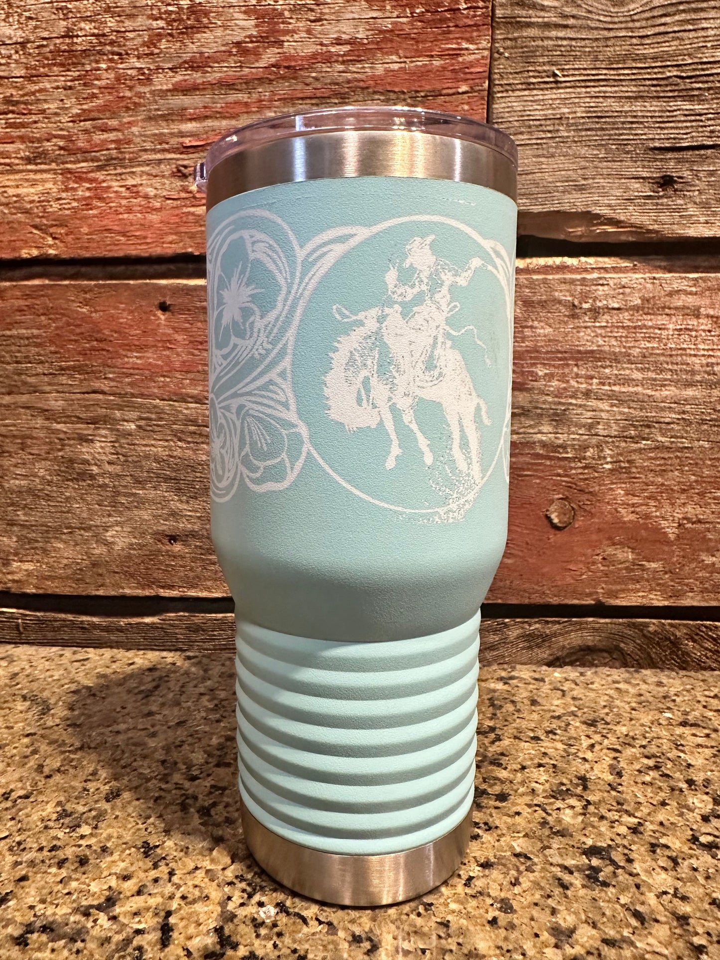 Ranch Bronc 20 oz tumbler The Rodeo Rose