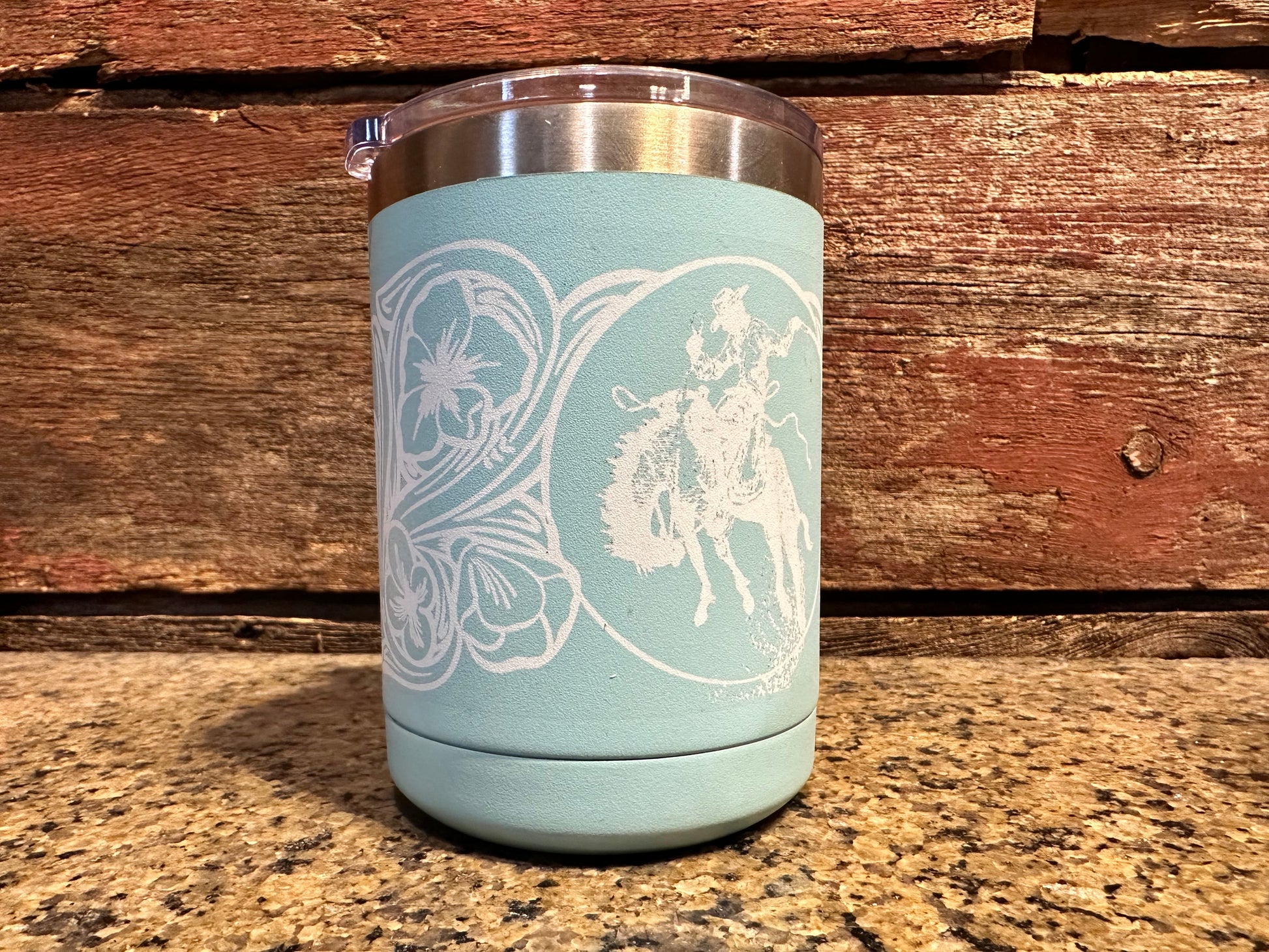 Ranch Bronc 15 oz tumbler The Rodeo Rose
