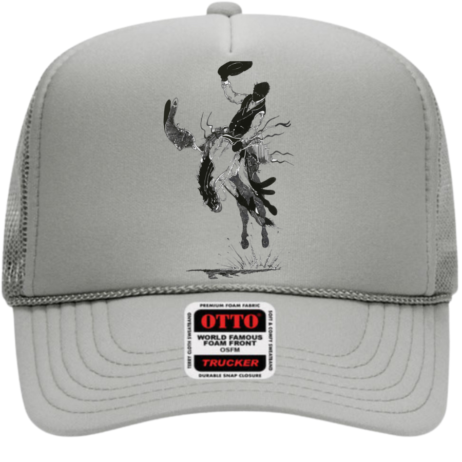 Bronc Snapper Foam Trucker Cap in Solids