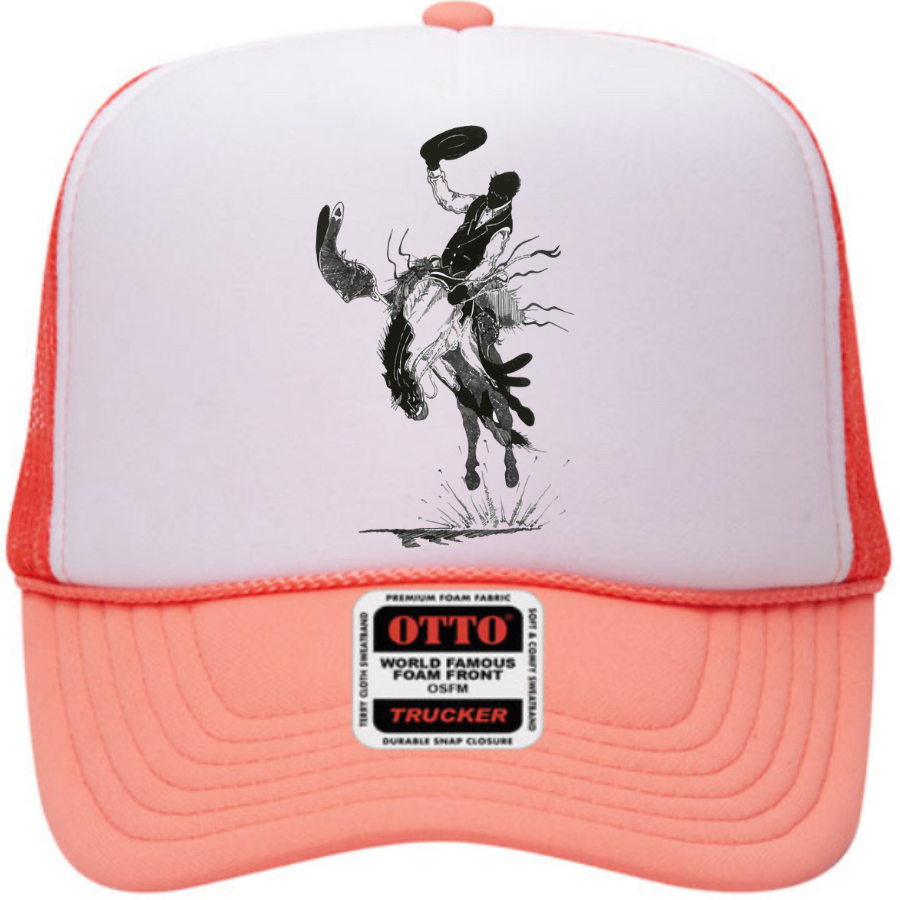 Bronc Snapper Foam Trucker Cap in Spring Colors