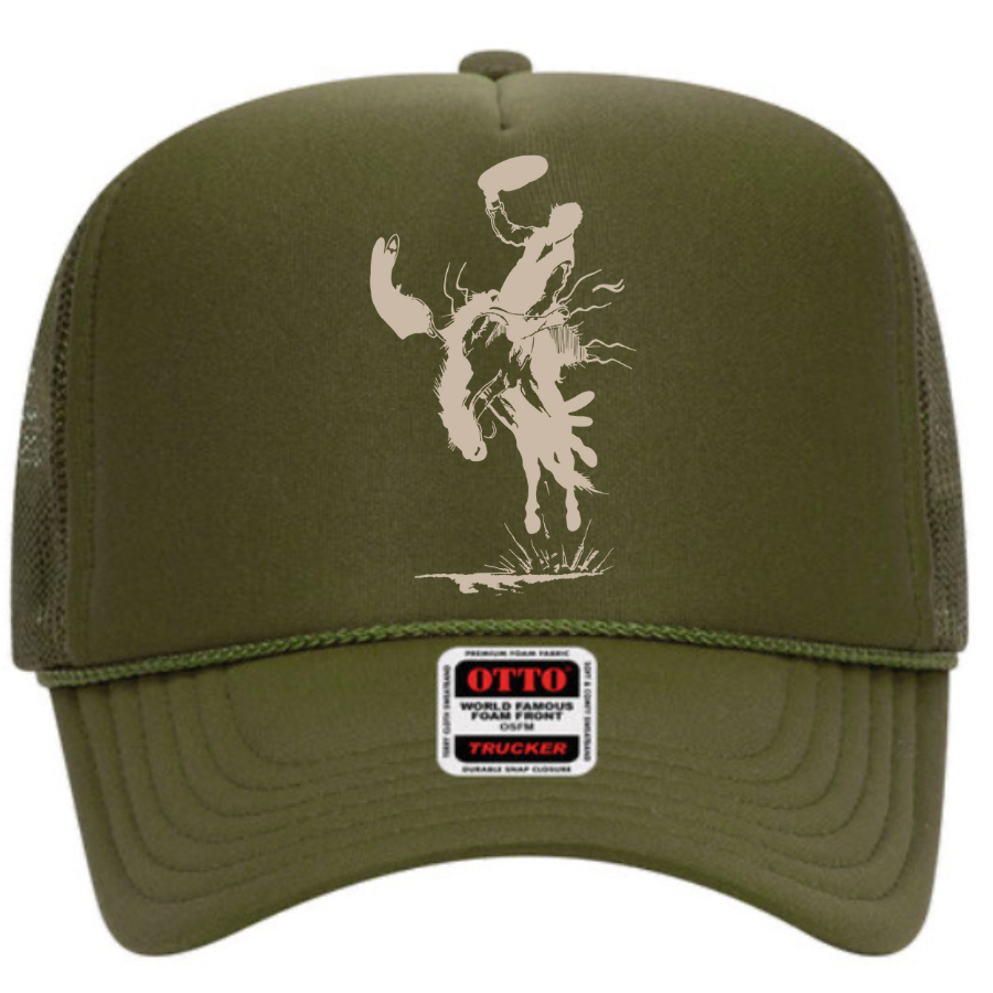 Bronc Snapper Foam Trucker Cap in Solids