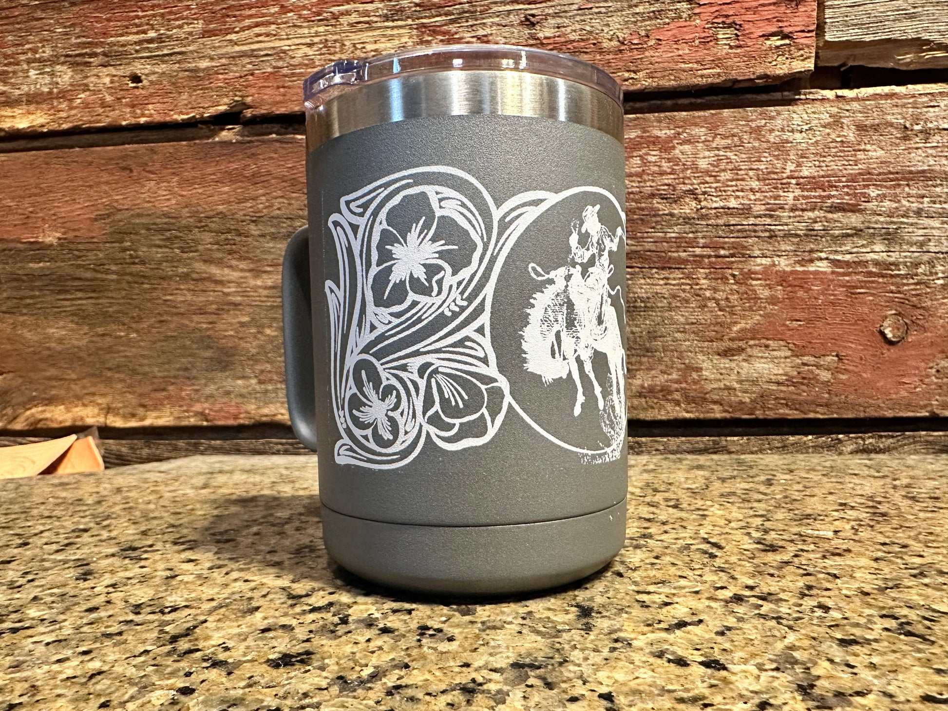 Ranch Bronc 15 oz coffee mug The Rodeo Rose