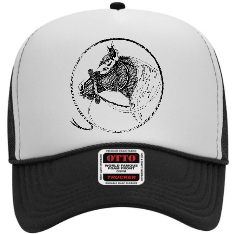 Jaquima Foam Trucker Cap in Neutral Splits