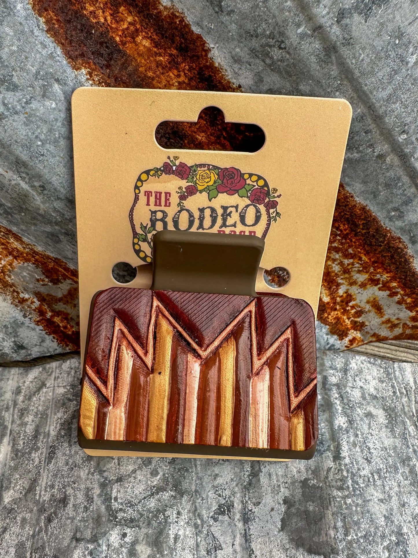 Small Southwest Tooled Hair Clip The Rodeo Rose