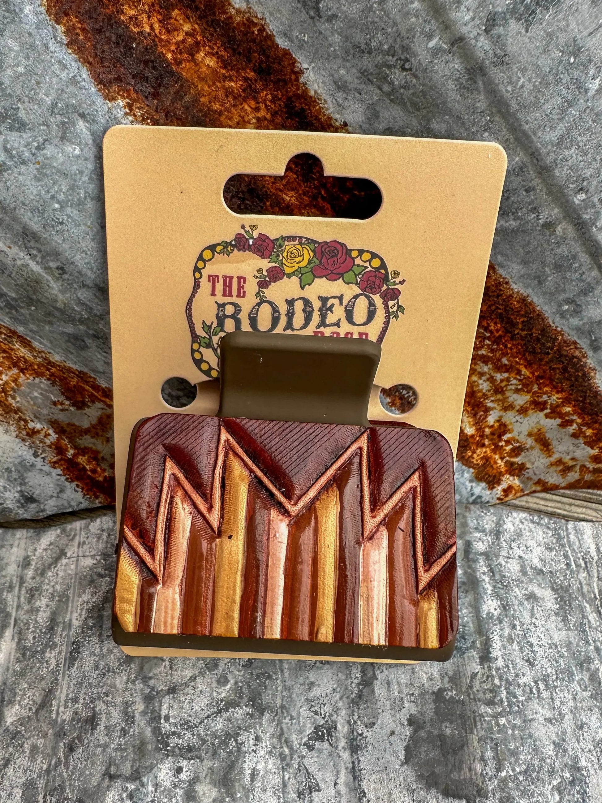 Small Southwest Tooled Hair Clip The Rodeo Rose