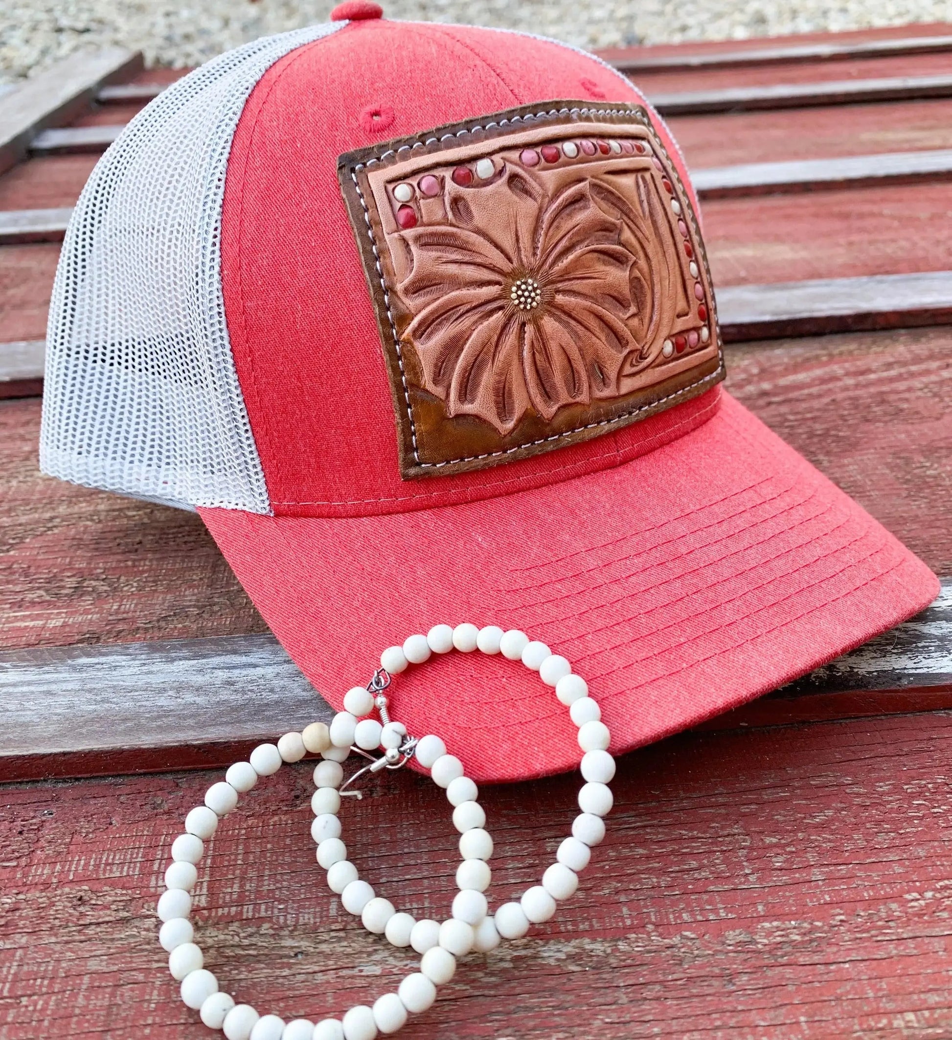 The Vera Beaded Hoop Earings The Rodeo Rose