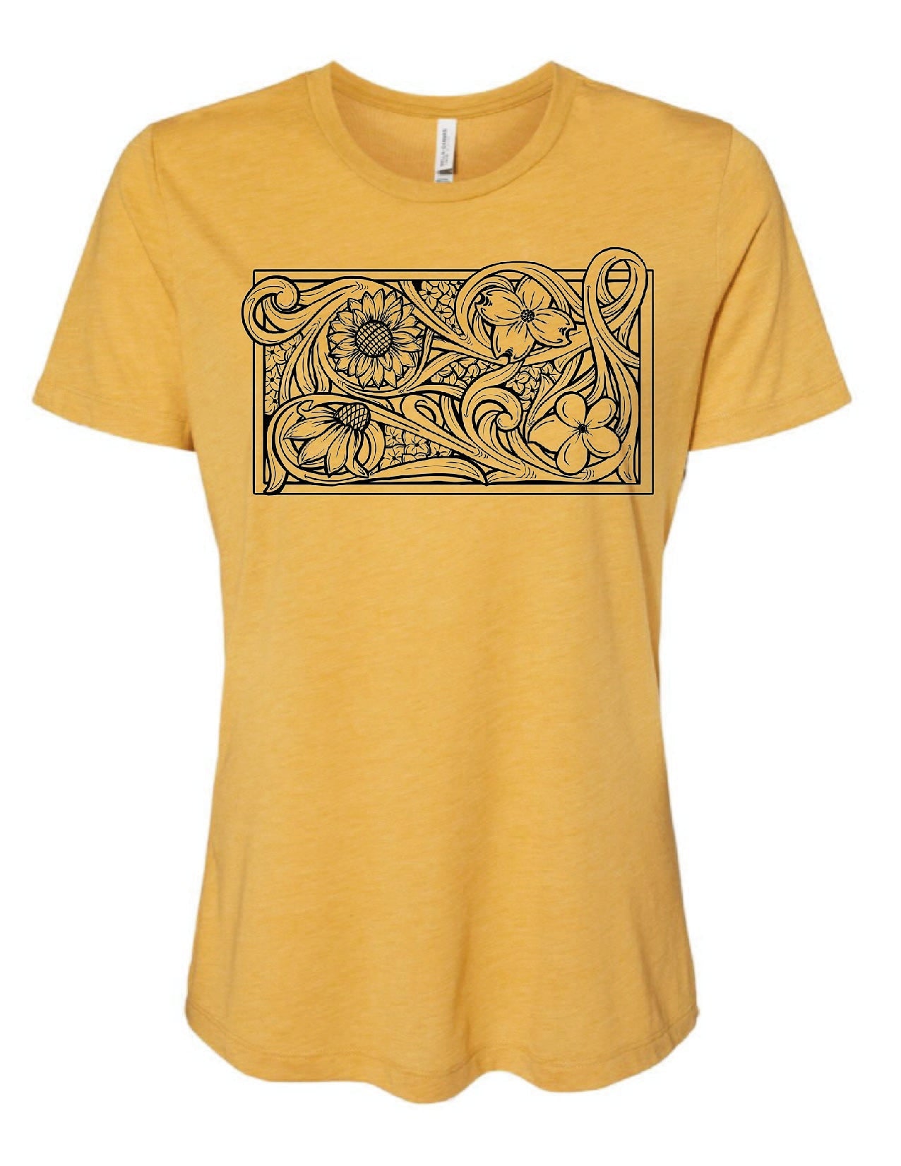 Tooled Floral Tee