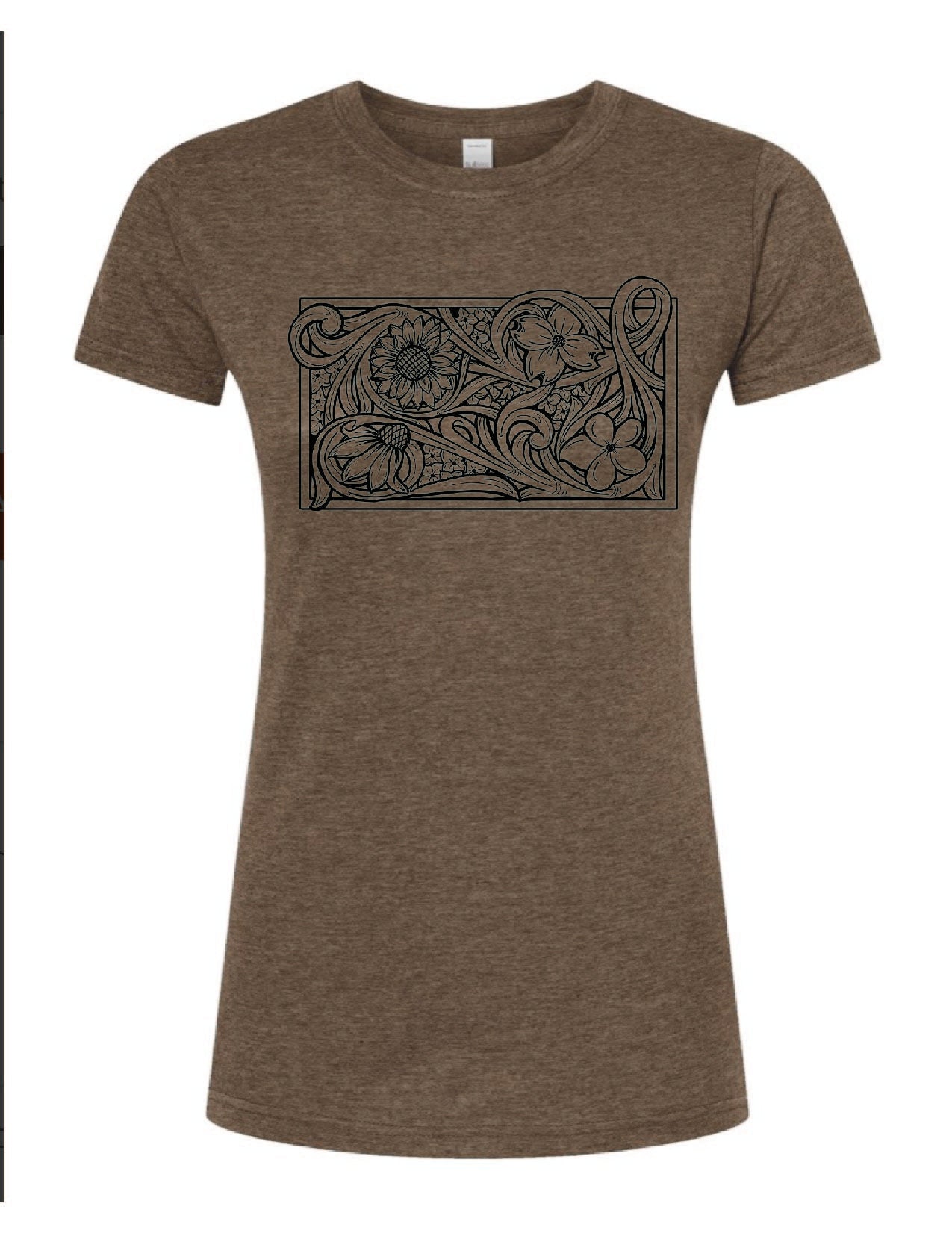Tooled Floral Tee