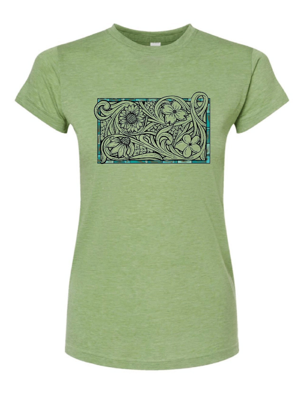 Tooled Floral Tee