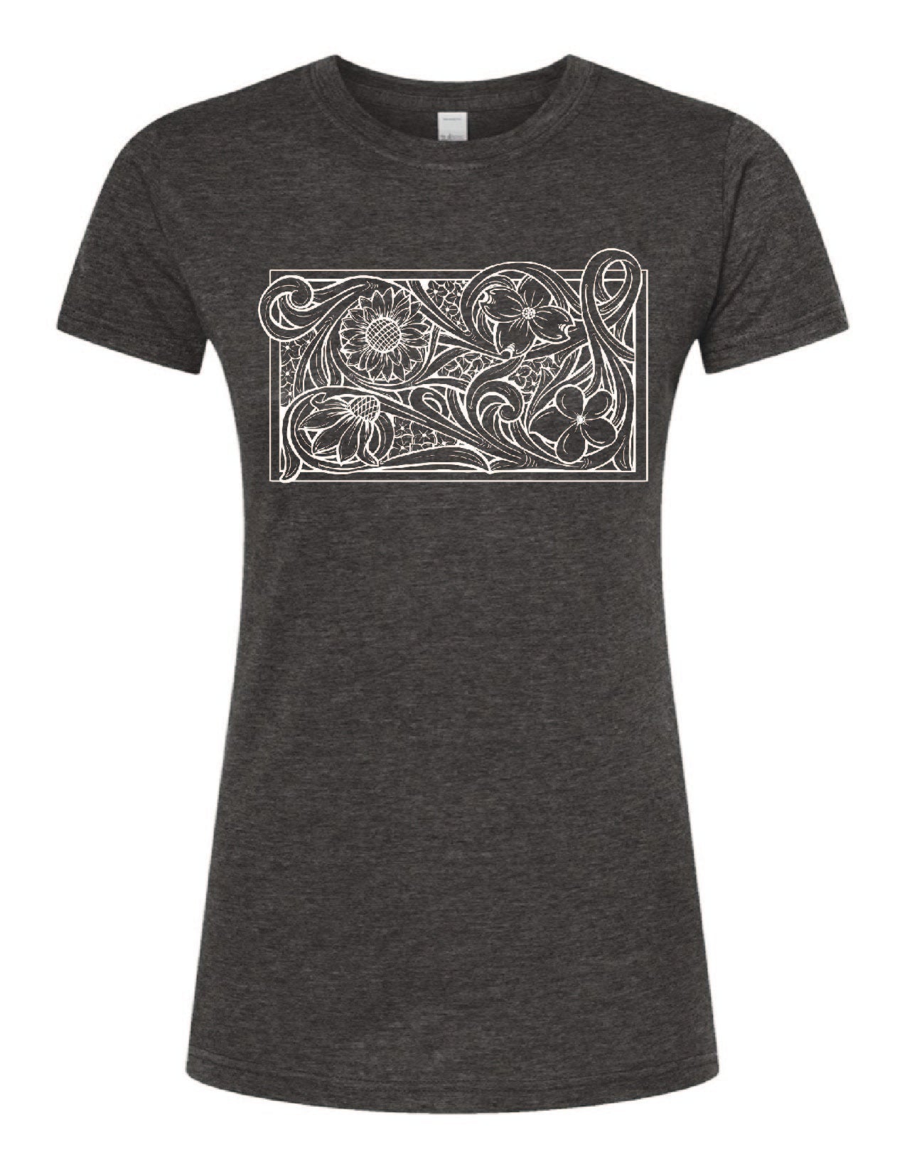 Tooled Floral Tee