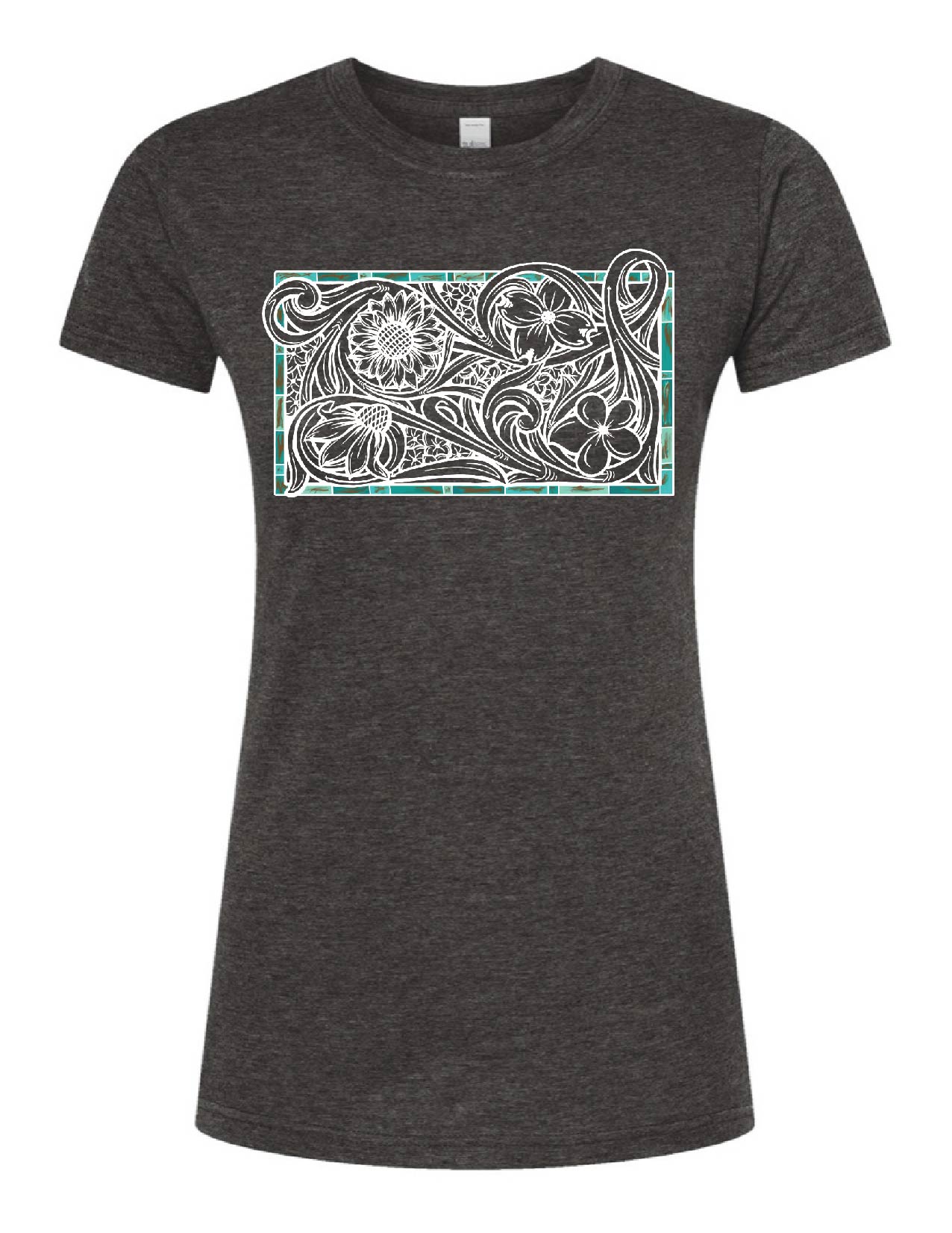 Tooled Floral Tee