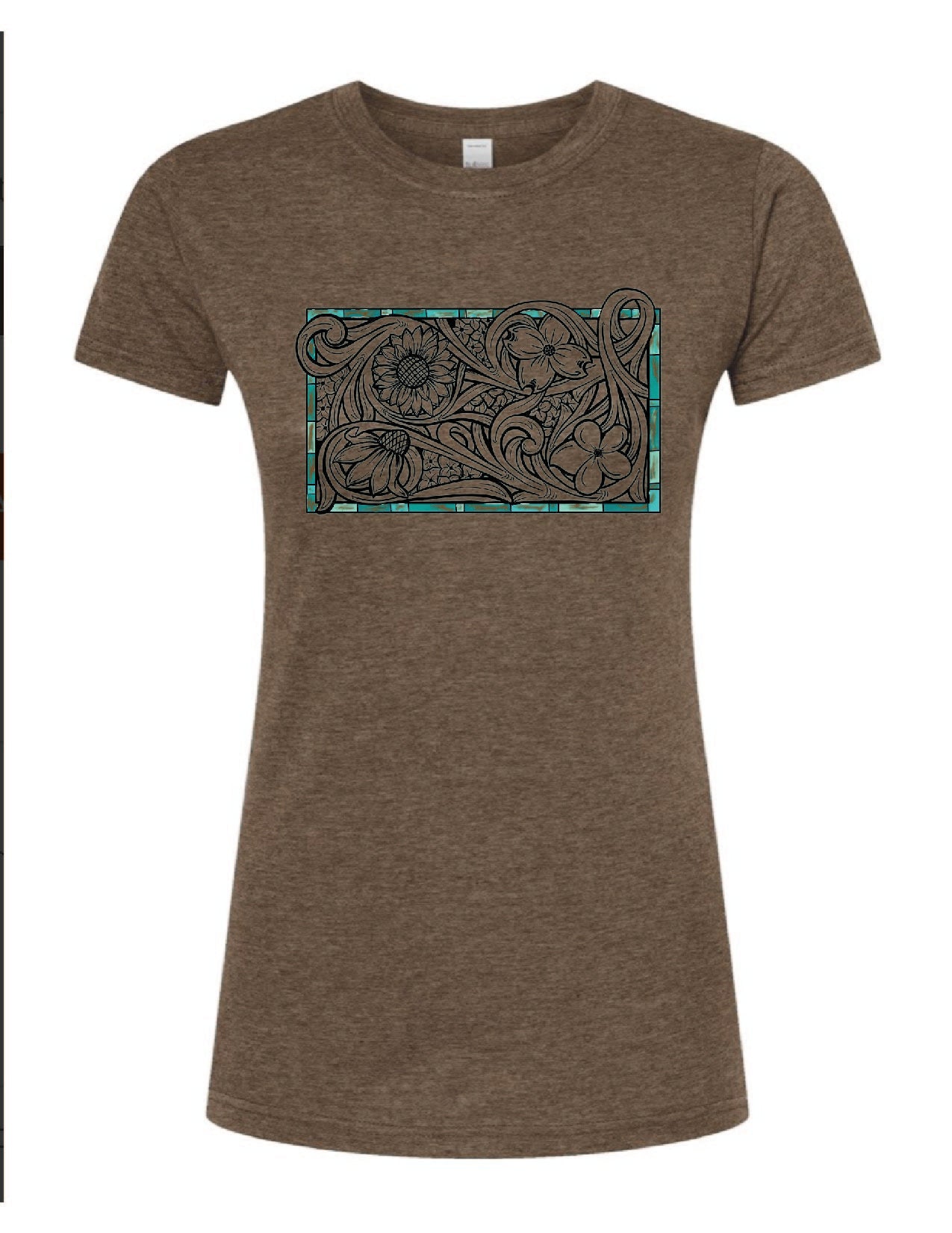 Tooled Floral Tee